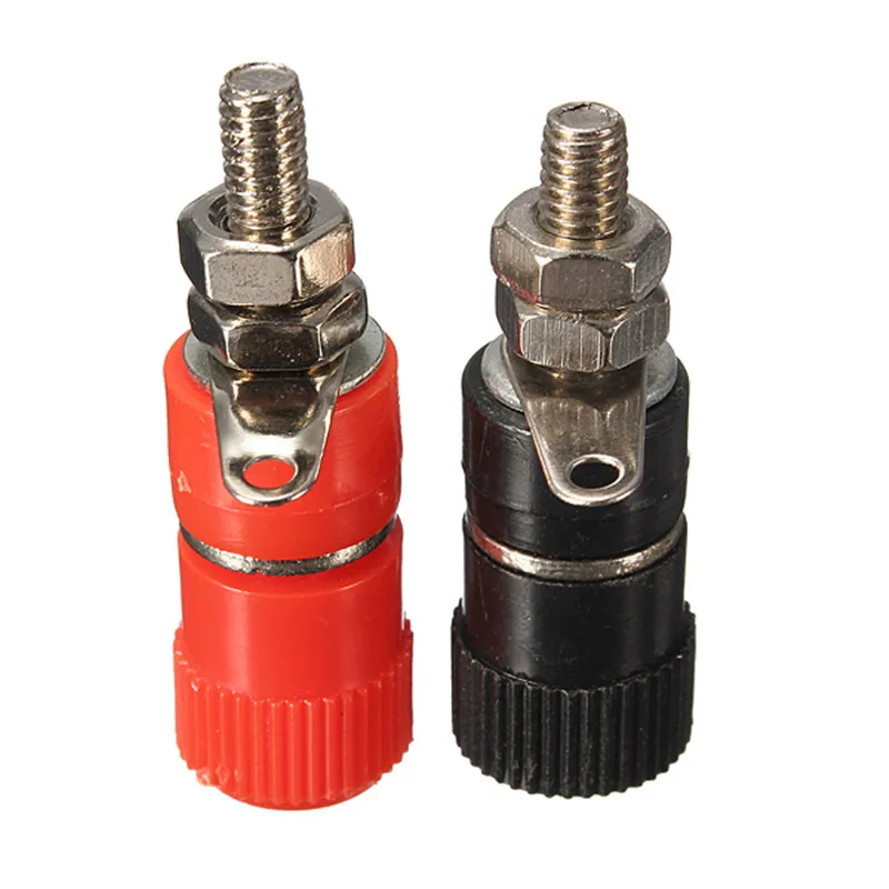 

Free shipping  10pcs Speaker Amplifier Terminal Binding Post Banana Plug Socket Female Connector Durable