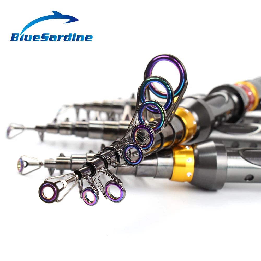 BlueSardine Удочка из углеродного волокна телескопические спиннинги морской рыбы