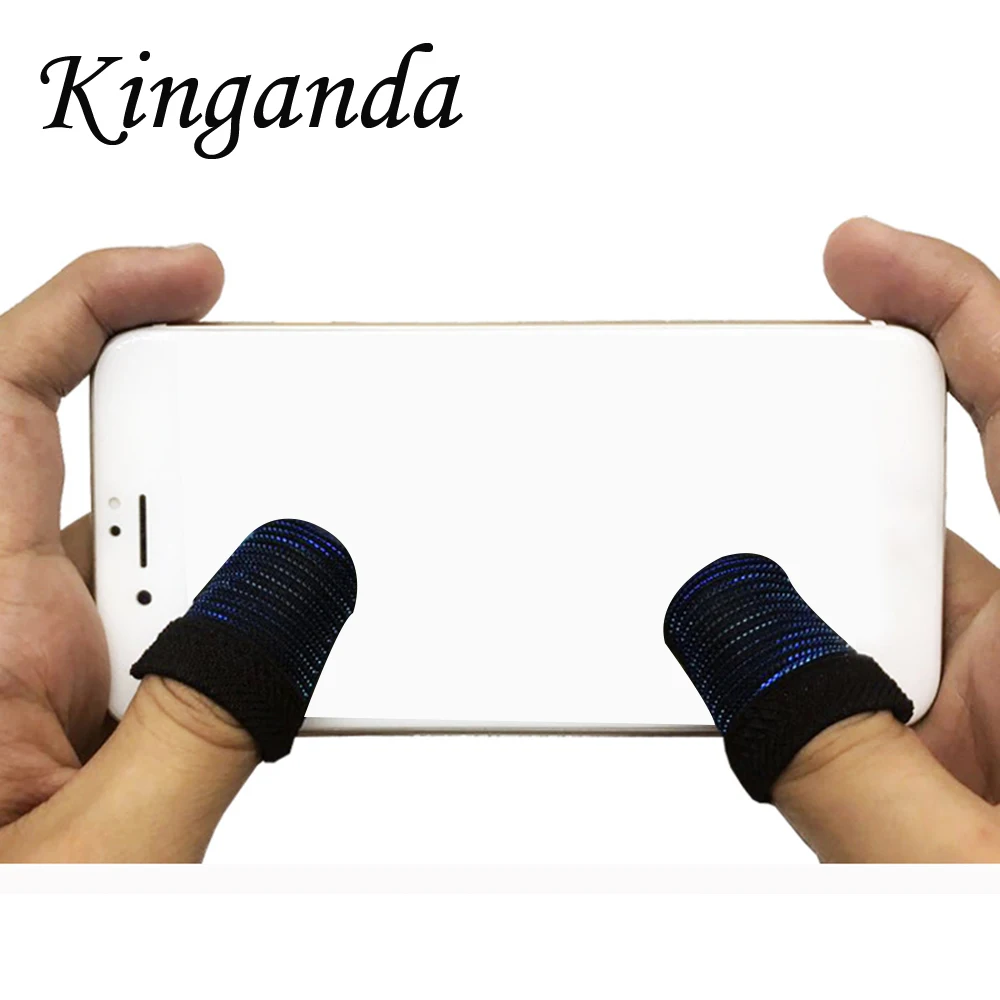 

2pcs PUBG Mobile Finger Stall Sensitive Game Controller Sweatproof Breathable Finger Cots Game Part for iphone IOS Adnroid Phone