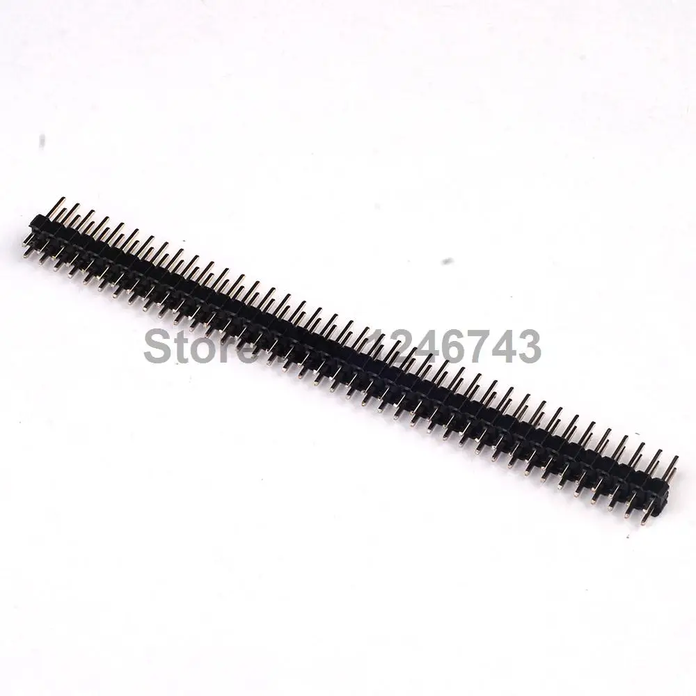 

20PCS 2.54mm 2*40 Pin 40PIN 40P Male Double Row Pin Header Strip
