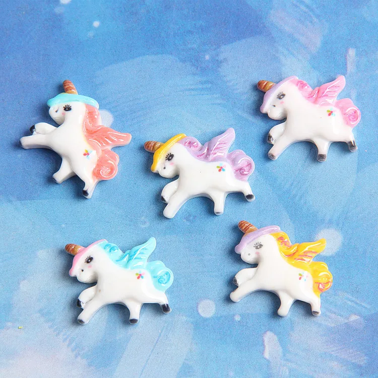 

New Unicorn Charms for Slime DIY Candy Polymer Bead Filler Addition Slime Accessories Toys Lizun Modeling Clay Kit for Kid Toy E