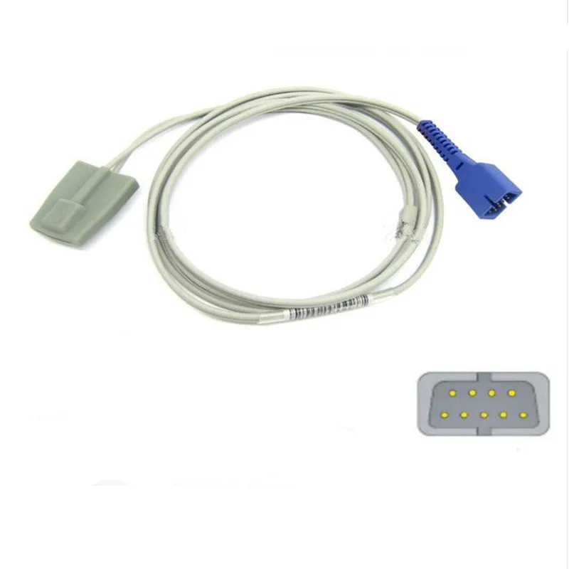 Compatible for Nellcor Spo2 Sensor DB9 Pin Oximax Tech Pediatric Silicone Pulse Oximeter use 1M TPU | Обустройство дома