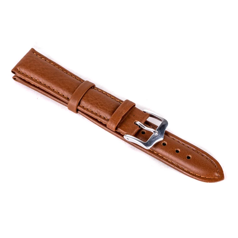 12mm/14mm/16mm/18mm/20mm/22mm/24mm Genuine Leather Watchband High Quality Unisex Sport Wrist Watch Band Strap Belt For Watch