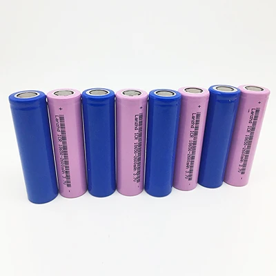 3,7 V 18650 батареи 40 шт./лот литий-ионная 2600mAh аккумуляторная батарея 18650 для сборки мобильного питания, ноутбука, полной емкости - Цвет: 20pcs Pink 20 Blue