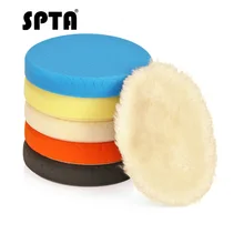 SPTA 7 дюймов(180 мм) 8 шт. полировальный набор полировальных подушечек комбинированные полировочные подушечки буферные полировальные подушечки " Набор для полировщика автомобиля