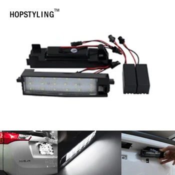 

For Toyota Auris 2014 RAV4 XA40 2013~2015 Car styling No Error LED White rear number plate light auto lamp No Error