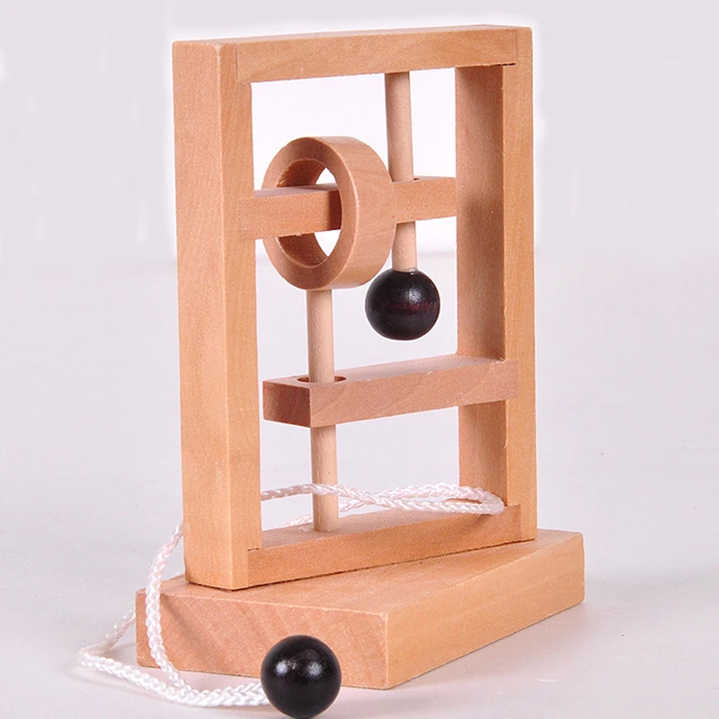 Творческий 3D подвесной мост петли пазлы Игрушки Головоломки Логические игры для раннего развития деревянные игрушки головоломка для детей