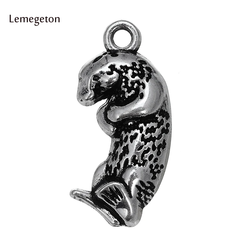 

Lemegeton 15pcs Fashion Accessories Metal Marine Sea Otter Charm DIY Charm for Necklaces&Bracelets Key Chain Making