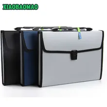 Дешевые Classic Premium A4 File Folder Document Bags Expanding Wallet Business Series Folder Bag Office School Supplies 3 Colors