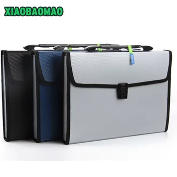 

Classic Premium A4 File Folder Document Bags Expanding Wallet Business Series Folder Bag Office School Supplies 3 Colors