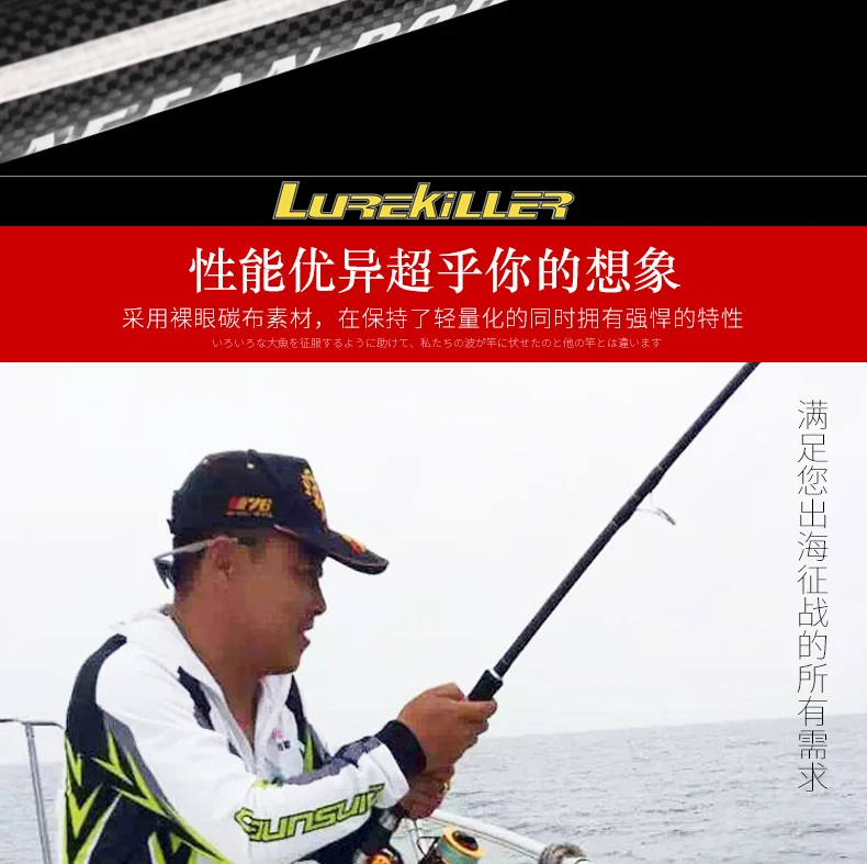 Япония Полный Fuji GT bluefish Popping Rod Лодка Rod 2,35 м высокоуглеродистая мощная спиннинговая Удочка морская удочка