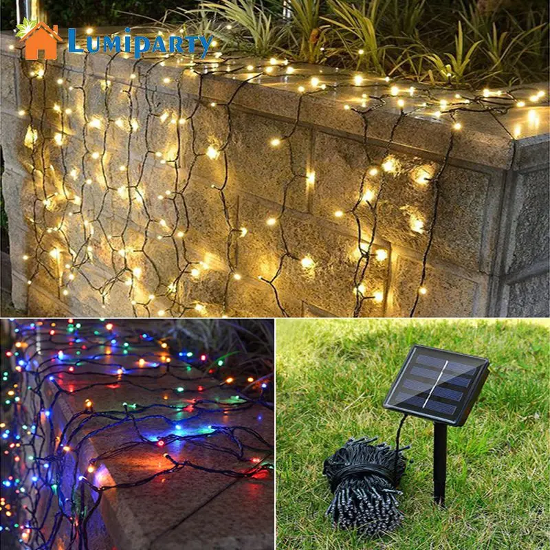 

LumiParty 50/100 LED Solar Power Garden String Light Christmas Fairy Lights Waterproof Outdoor Xmas solar lights Tree Decor Lamp