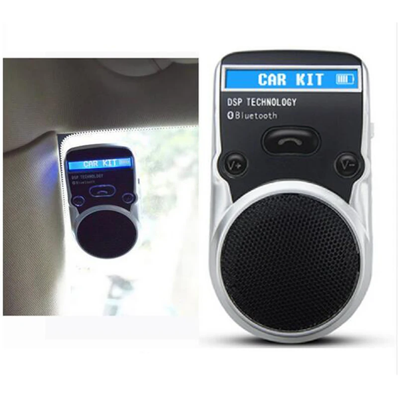 Comprar Gakaki LCD Bluetooth Kit de coche adaptador de manos libres AUX receptor de energía Solar manos libres altavoz para encendedor de cigarrillos Usb