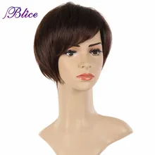 Blice синтетический парик смешанного цвета#2/33 прямой парик правый парик с прямыми волосами Kanekalon волокна женщин