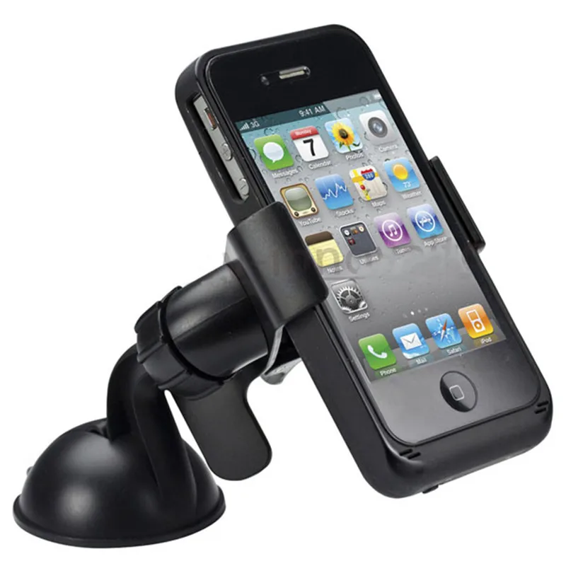 

Auto Universal Phone Cradle Accessories Clip Mounted On Windshield Dashboard Mobile 360 Degree Rotating Navigation Bracket
