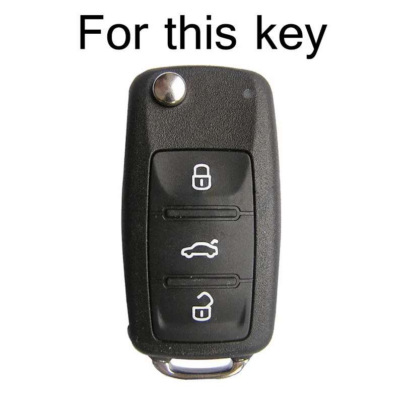 Силиконовый чехол с дистанционным управлением для SKODA Fabia Octavia Superb Seat Leon Toledo Altea Ibiza