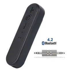 ESHOWEE портативный автомобильный bluetooth-приемник 3,5 мм аудио передатчик адаптер Bluetooth громкая связь MP3 музыка DSP шумоподавление