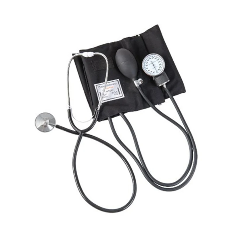 Ручной манжетный стетоскоп комплект монитор артериального давления верхняя рука Fonendoscopio Aneroid сфигмоманометр