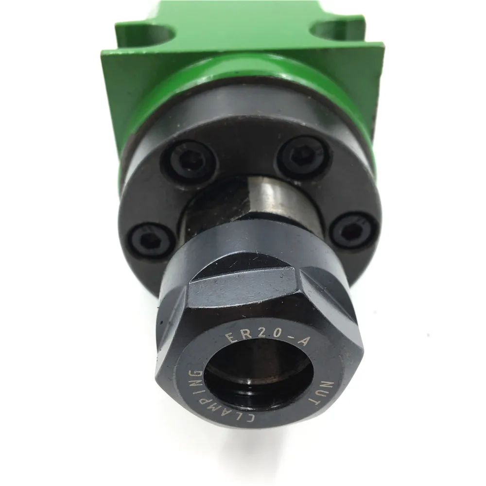 

750W 1HP Power Head ER20 Chuck Spindle Unit 60mm Mechanical Spindle CNC Drilling Boring Cutting Machine Tool