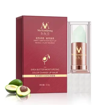 

Shea Butter Moisturizing Color Change Lip Balm Skin Care Anti Aging Makeup Lip Care Beauty Nourishing Lipstick Plant Essence2