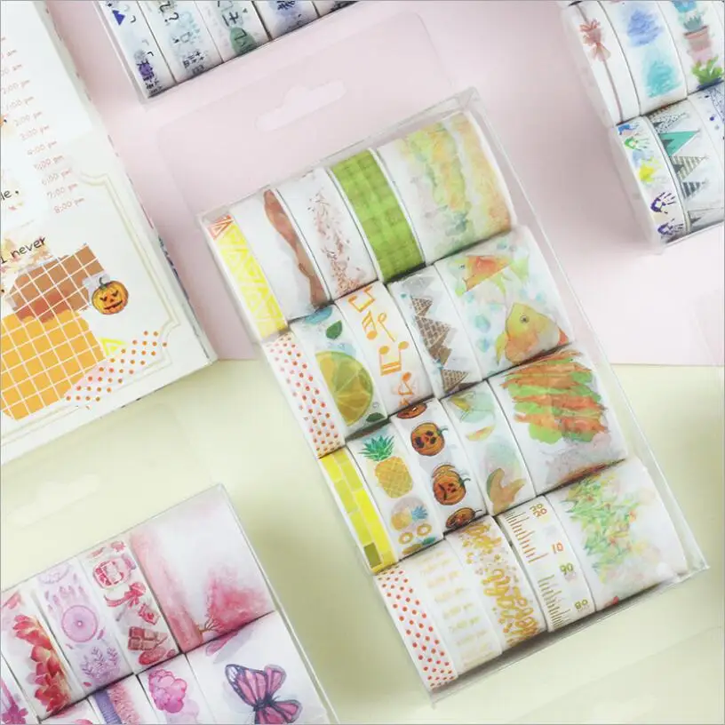 

20 Pcs/lot Ocean Stars Flower washi tape DIY decoration scrapbooking planner masking tape adhesive tape label sticker stationery