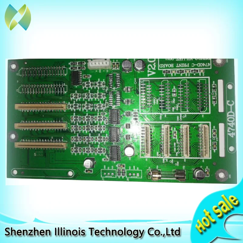 Large format solvent printer Xenons DX7 printhead board carriage card 1H one head for Epson DX7 Large format solvent printer Xenons DX7 printhead board carriage card 1H one head for Epson DX7