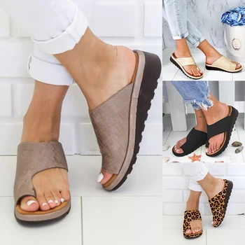 

2019 New Gladiator Casual Sandals Fashion Leopard Classics Women Sandals Thickened Pu Leather Women Shoes Hot Sale Wholesale