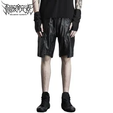 Для мужчин одежда GD стилист уличной моды личность PU пять баллов Дамские шаровары большие размеры костюмы 27- 46