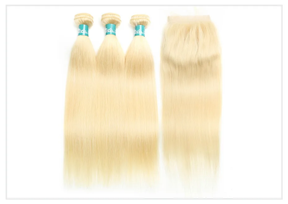 Blonde Bundles with 5x5 Lace Closure (1)
