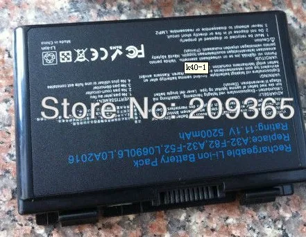 Аккумулятор для ASUS K50I K50ID K50IJ K50IN A32 F82|battery for asus|asus k50i batteryasus k50id battery |