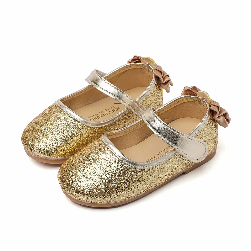 

Baby Girl Shoes Toddler Girl Shoes For Children's Footwear Princess Bowtie Child Shoes Bling Fashion Party Dance Shoes For Girls
