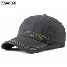 XdanqinX Bonés de Beisebol do Algodão dos homens NOVOS Bordado Carta Moda Chapéu do Snapback do Boné Ajustável Tamanho das Mulheres Rabo de Cavalo Cap Língua