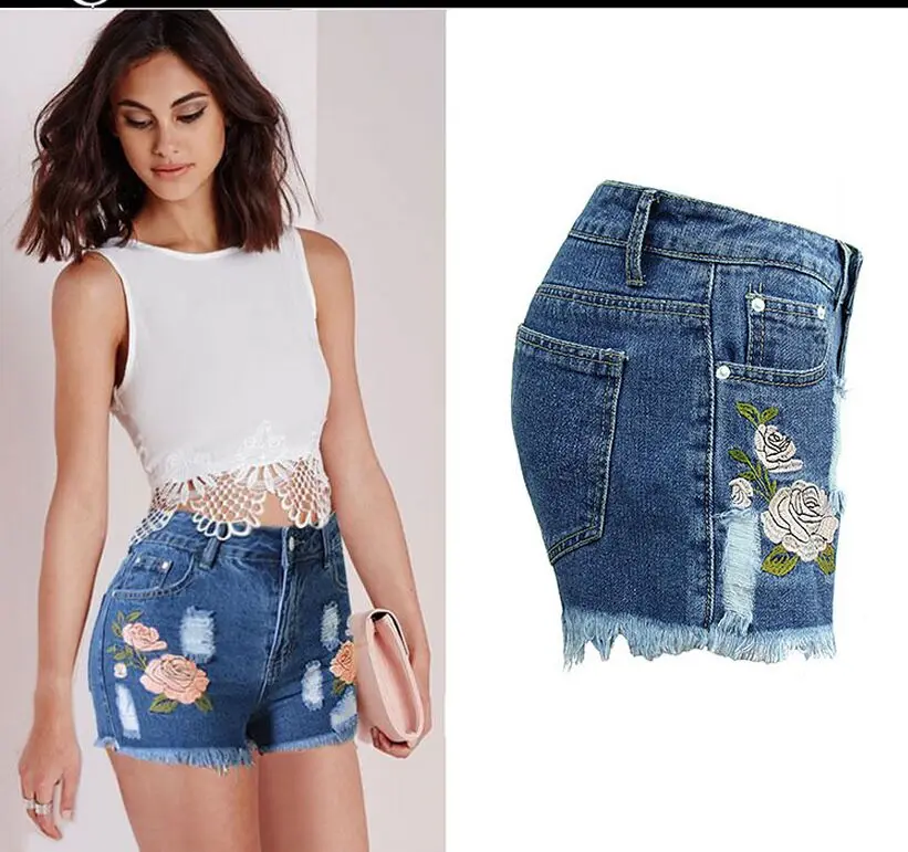 tall denim shorts womens