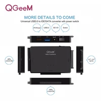 ל sata כבל QGEEM SATA ל- USB 3.0 IDE מתאם USB2.0 Sata כבל 2.5 3.5 המר USB SATA IDE Hard Disk Drive מתאם USB OTG C HDD SSD (2)