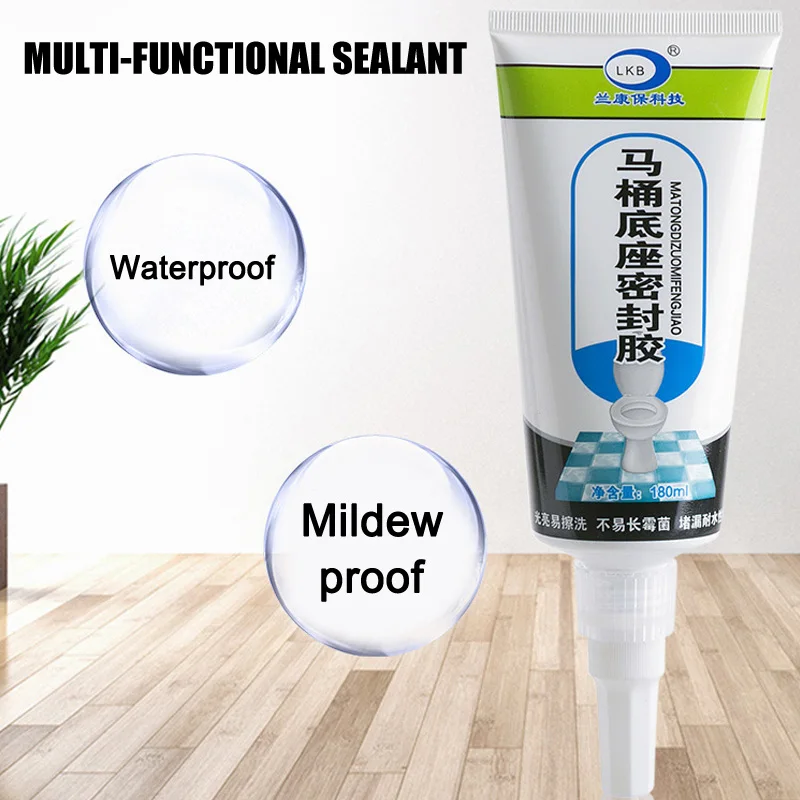 

Kitchen Bath Resin Caulk Sealant 180ml Squeeze Tube Waterproof Sealant HYD88