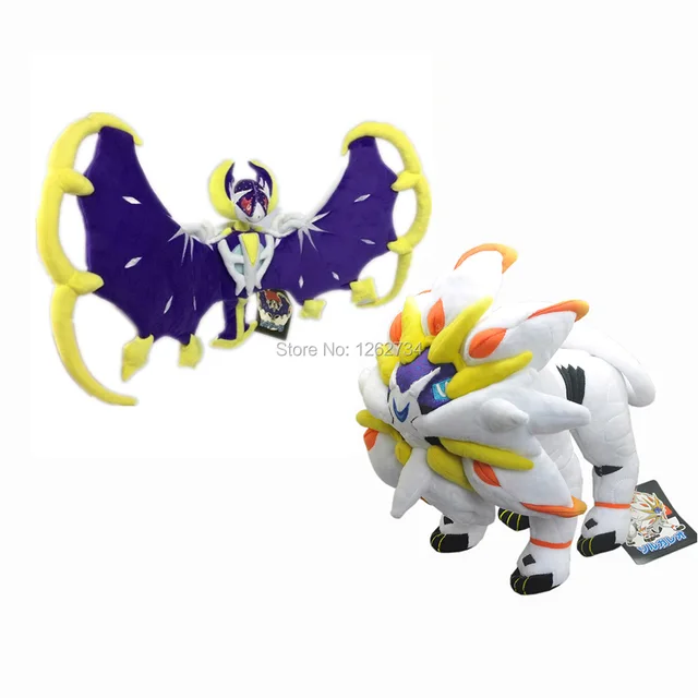 2 Styles Alola Solgaleo Lunala 10 20" Cute Sun & Moon