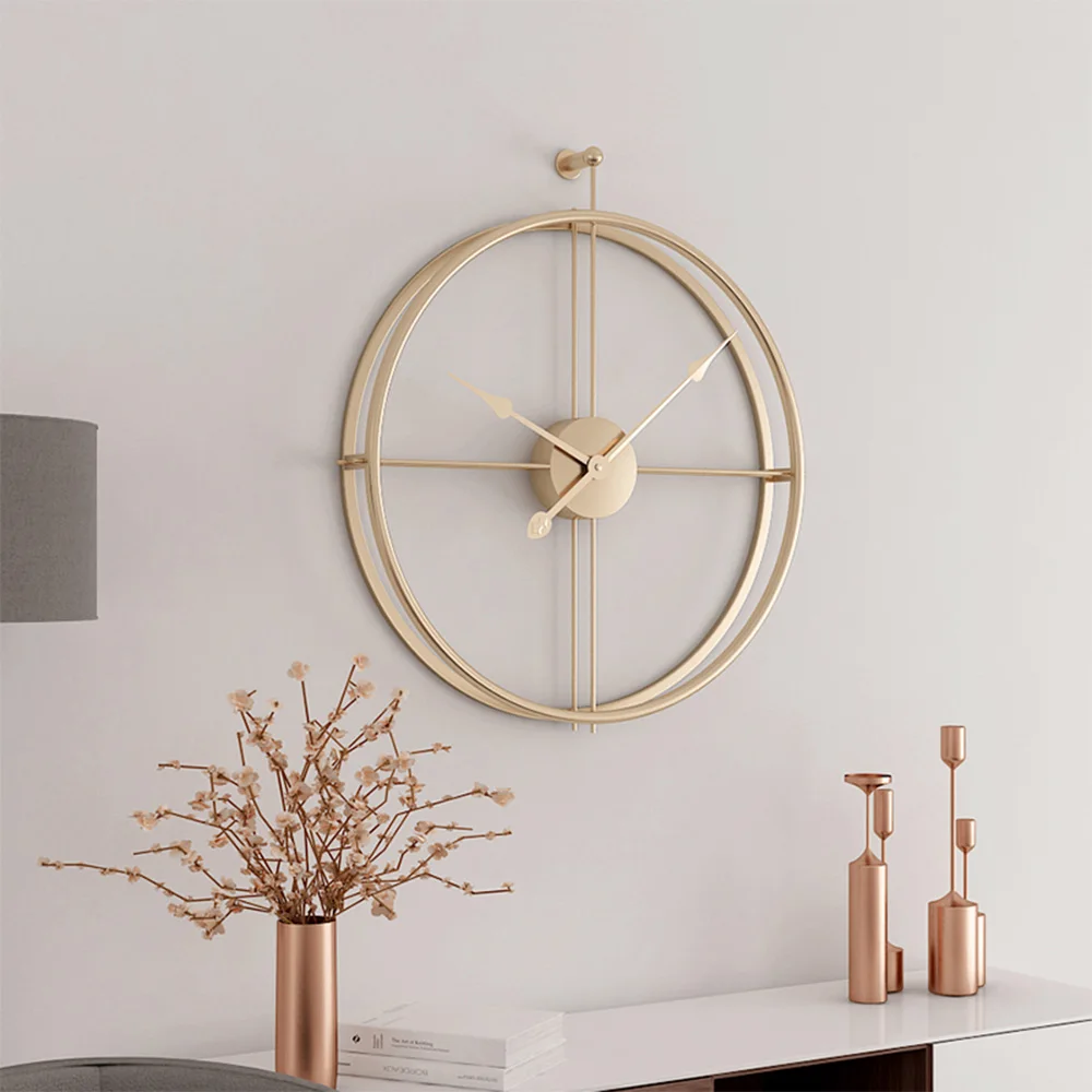 

New 1PC Brief Large Silent Wall Clock Modern Design Clocks For Home Decor Office European Style Hanging Wall Watch Clocks 103kgE