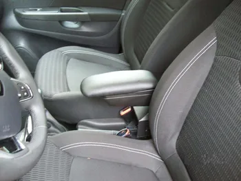 

In stock Big Black Storage Armrest Console Box With Leatherette Padding Center Console Universal Fit for 88 Acura integra