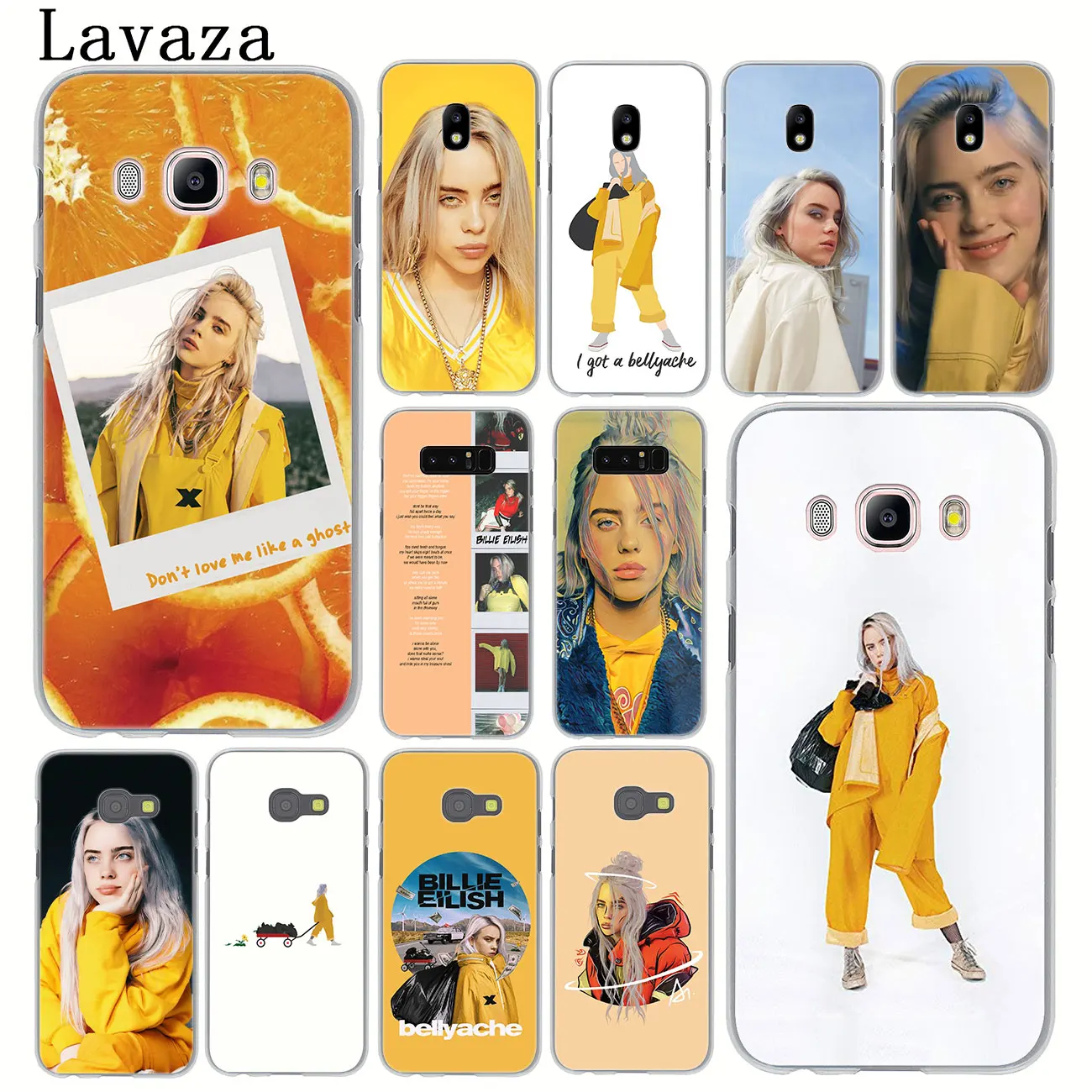 Чехол для телефона Lavaza Hot Billie Eilish Music Singer Star Samsung Galaxy J8 J7 Duo J6 J5 J4 Plus 2018 2017 2016 J2 J3 Prime