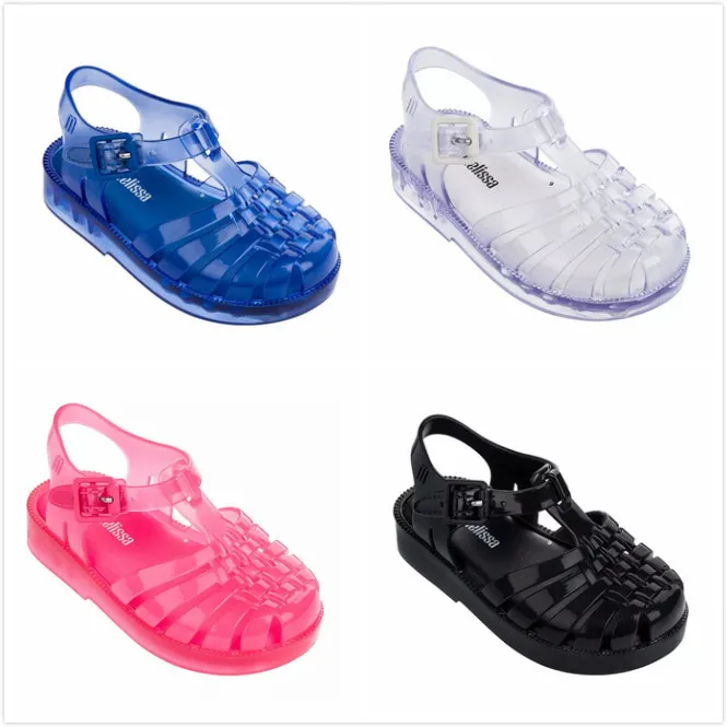 

Melissa Shoes Summer New Roman Boy Girl Sandals Brazil Jelly Sandals Melissa Children Sandals Beach Shoes Non-slip Toddler