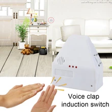New Hot 110V Sound Sensitive Activated Clap On/Off Switch Home Room Electronic Gadget SMD66