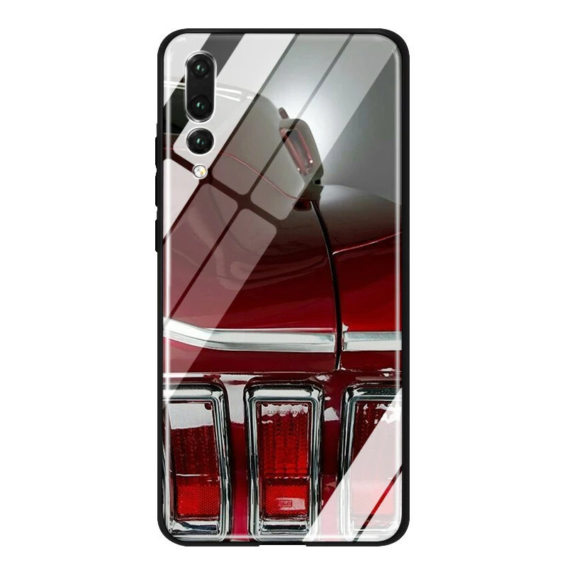 Чехол Lavaza CLASSIC MUSTANG со стеклянными задними фонарями из ТПУ для huawei mate 20 P10 P20 P30 Y6 Y9 P smart lite Pro - Цвет: TG3