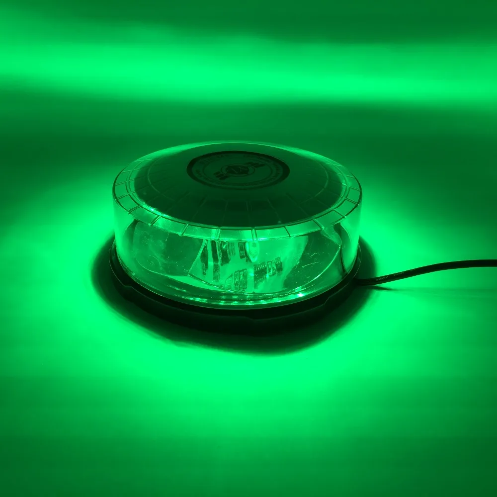 Green color 12V 24V LED car strobe Light LED Flashing Signal Lights Beacons Police Emergency