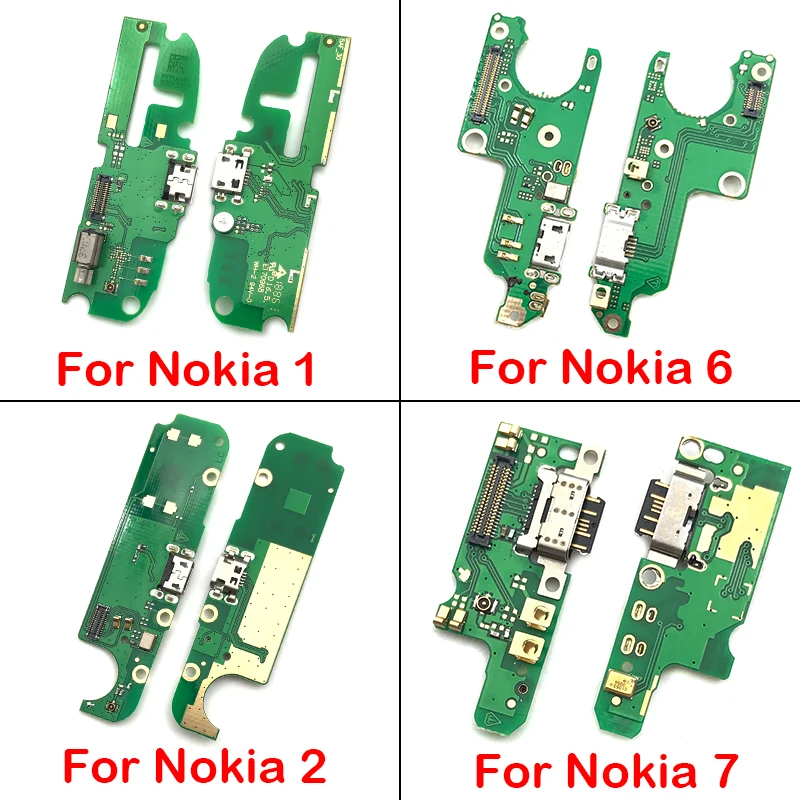 Зарядное устройство черз порт USB разъем док-порт микрофон гибкий кабель плата для Nokia 1 2 3 5 6 7 8X5X6X7 ремонт