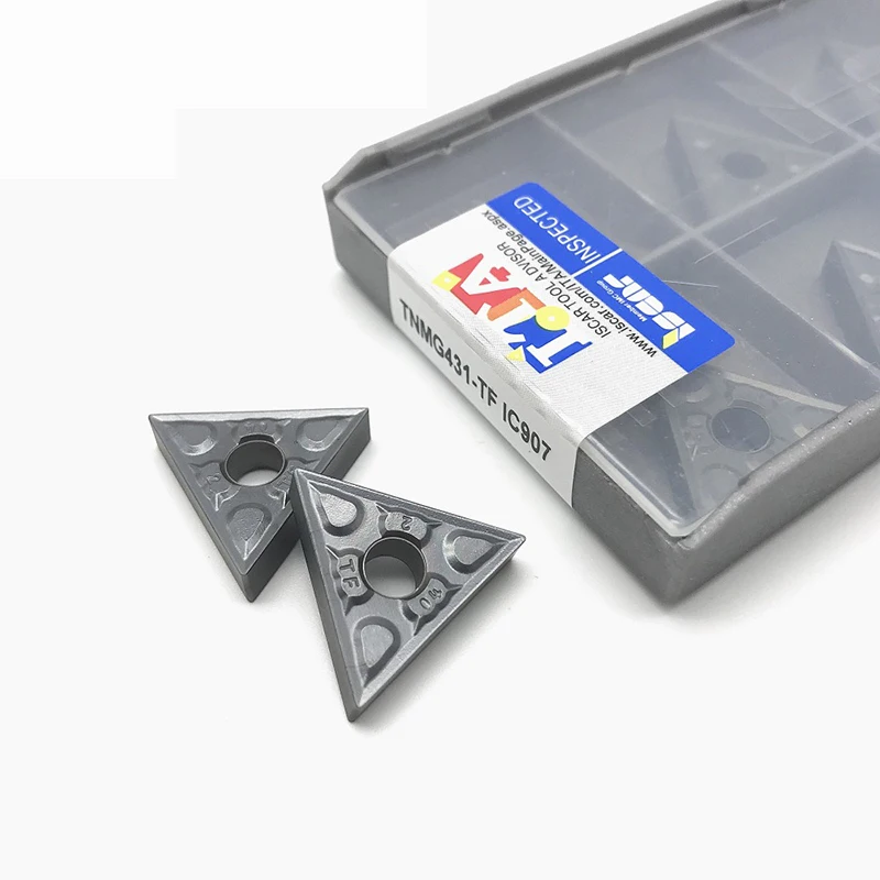 

10PCS TNMG220404 TF IC907/ IC908 External Turning Tools tnmg 220404 Carbide inserts Lathe cutter Cutting Tool CNC Tools
