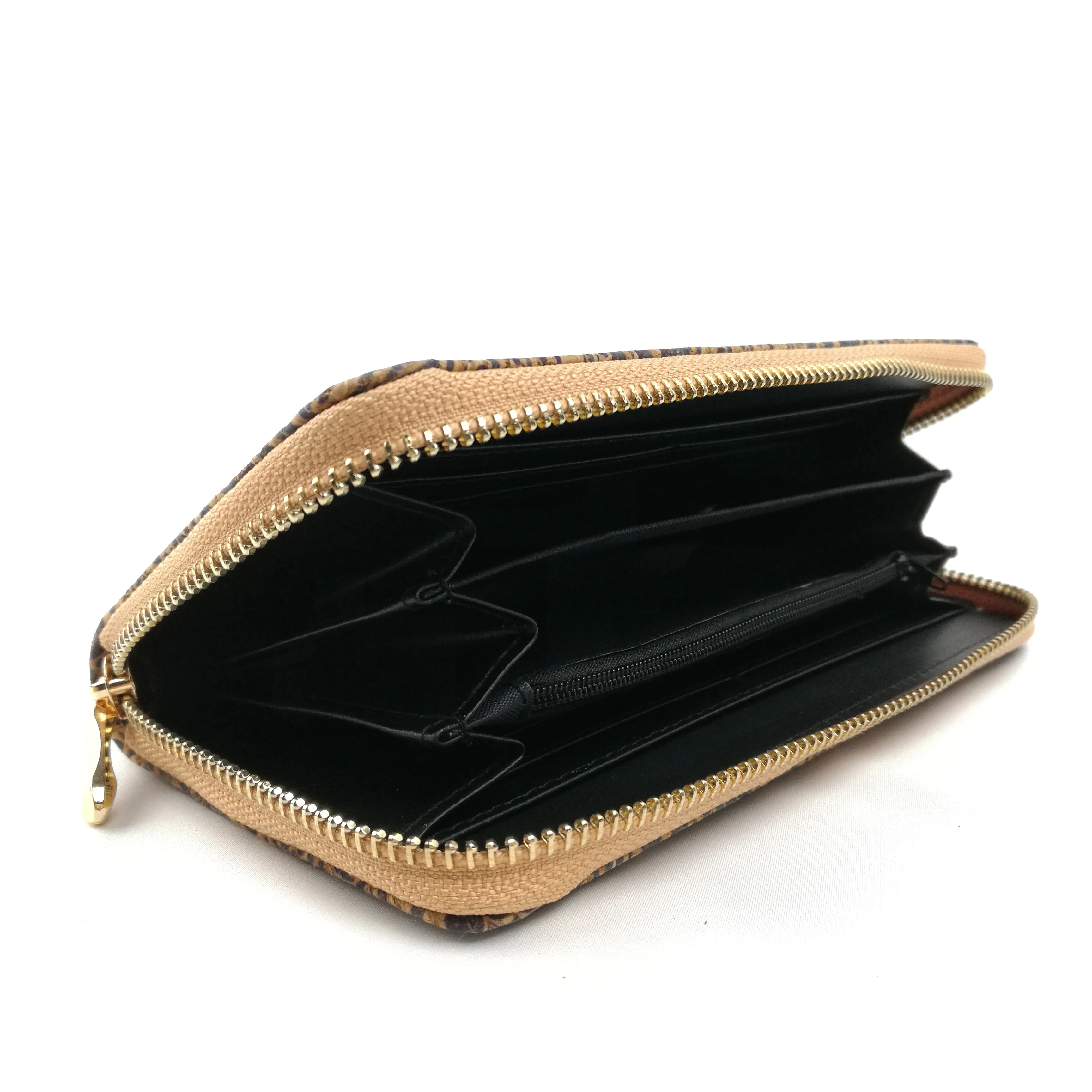 Kopen NAVY BLOEM PATROON KURK VROUWEN PORTEMONNEE VEGAN PURSE