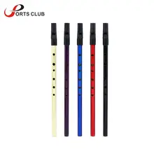 Роскошный традиционный оловянный Пенни свисток 6 отверстий духовой музыкальный инструмент оловянный свисток латунный ключ D 5 цветов для варианта