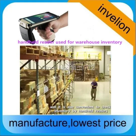 

gun shape portable rugged mobile long range 7m bluetooth uhf rfid handheld reader for warehouse managerment