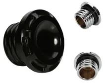 New Black Motorcycle Aluminum Fuel Gas Tank Oil Cap for Harley Sportster 1200 XL883 48 1996-2004