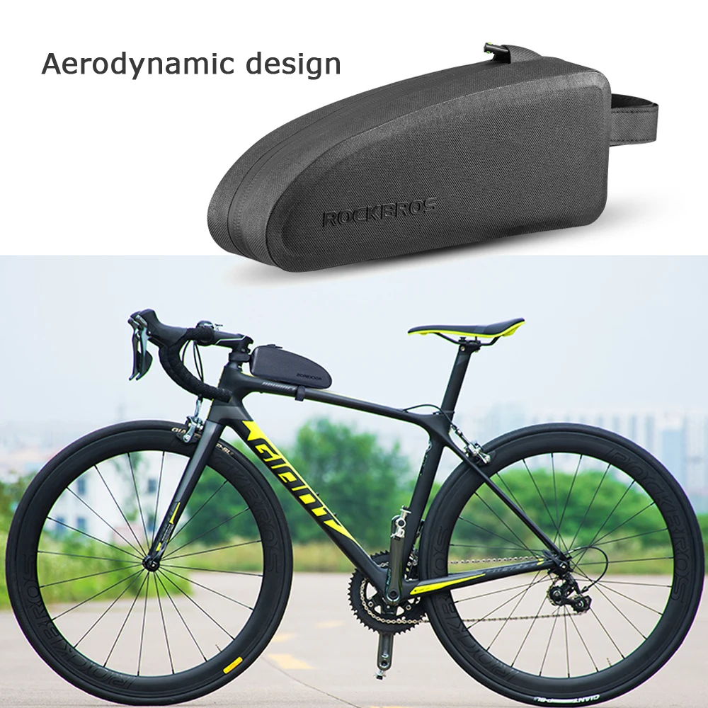 Sale ROCKBROS Waterproof Bicycle Bags Bicycle Top Front Tube Frame Bag Large Capacity MTB Road Bicycle Pannier Bike Accessories 5